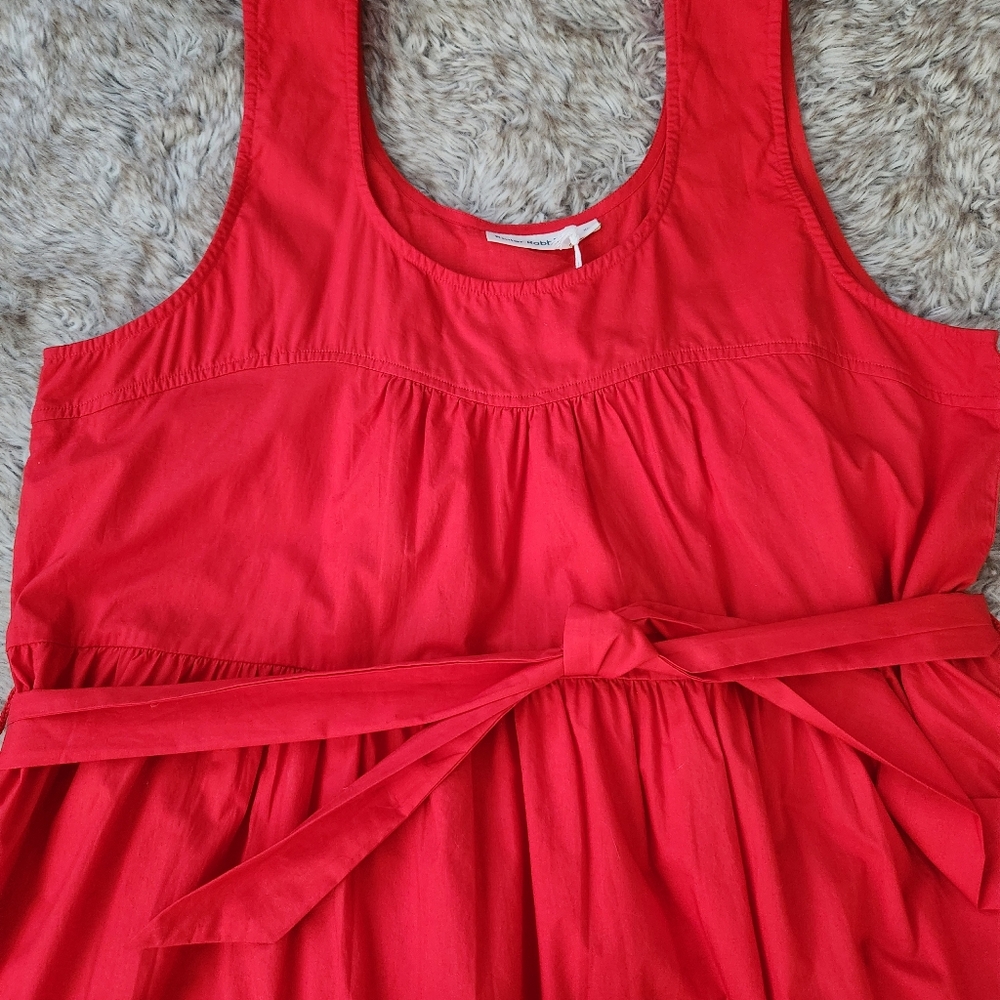 Anthropologie Roller Rabbit Coley Dress In Scarlet Red Women's Size‎ XL - Picture 5 of 11